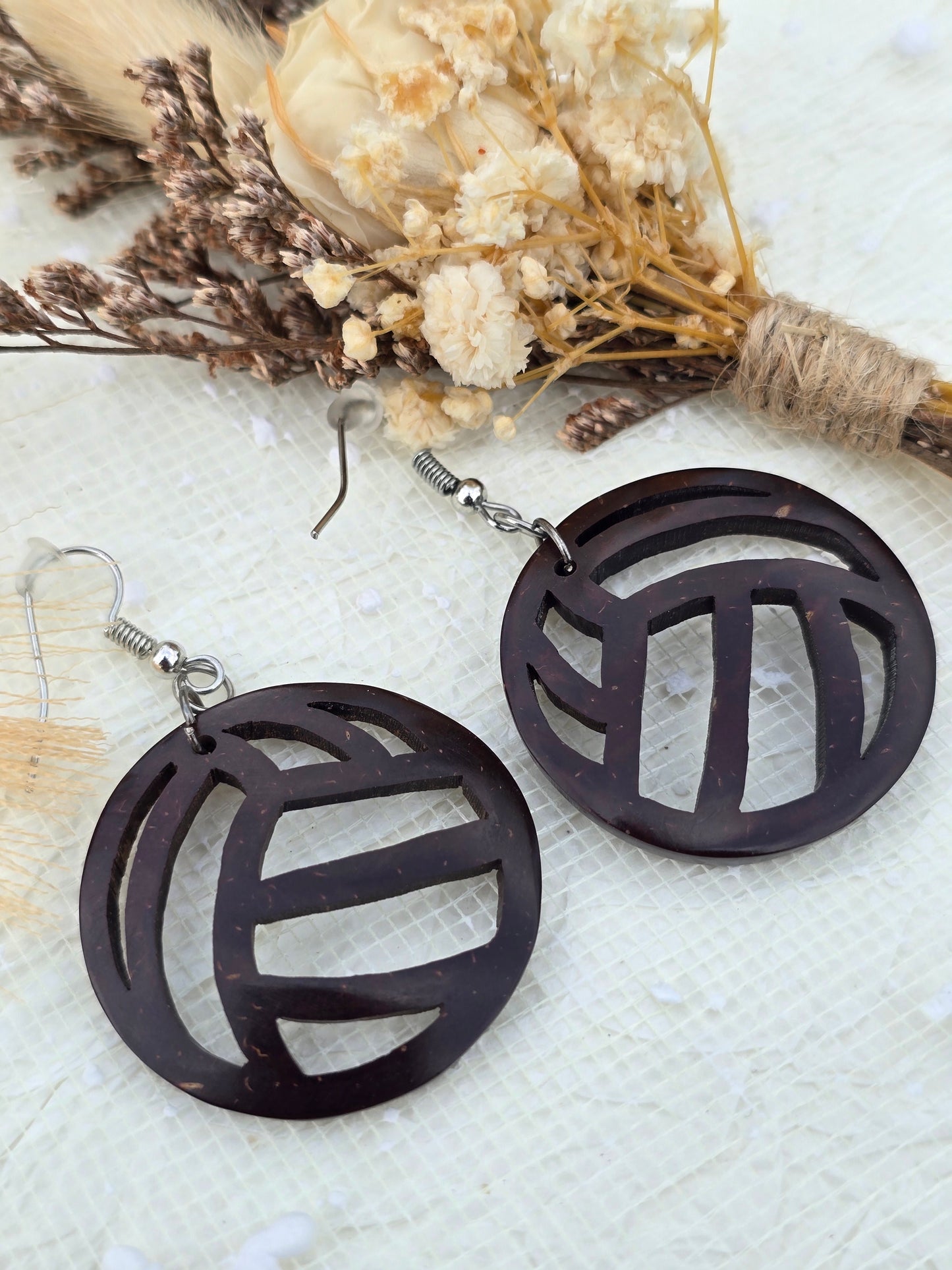 Coconut shell Earrings