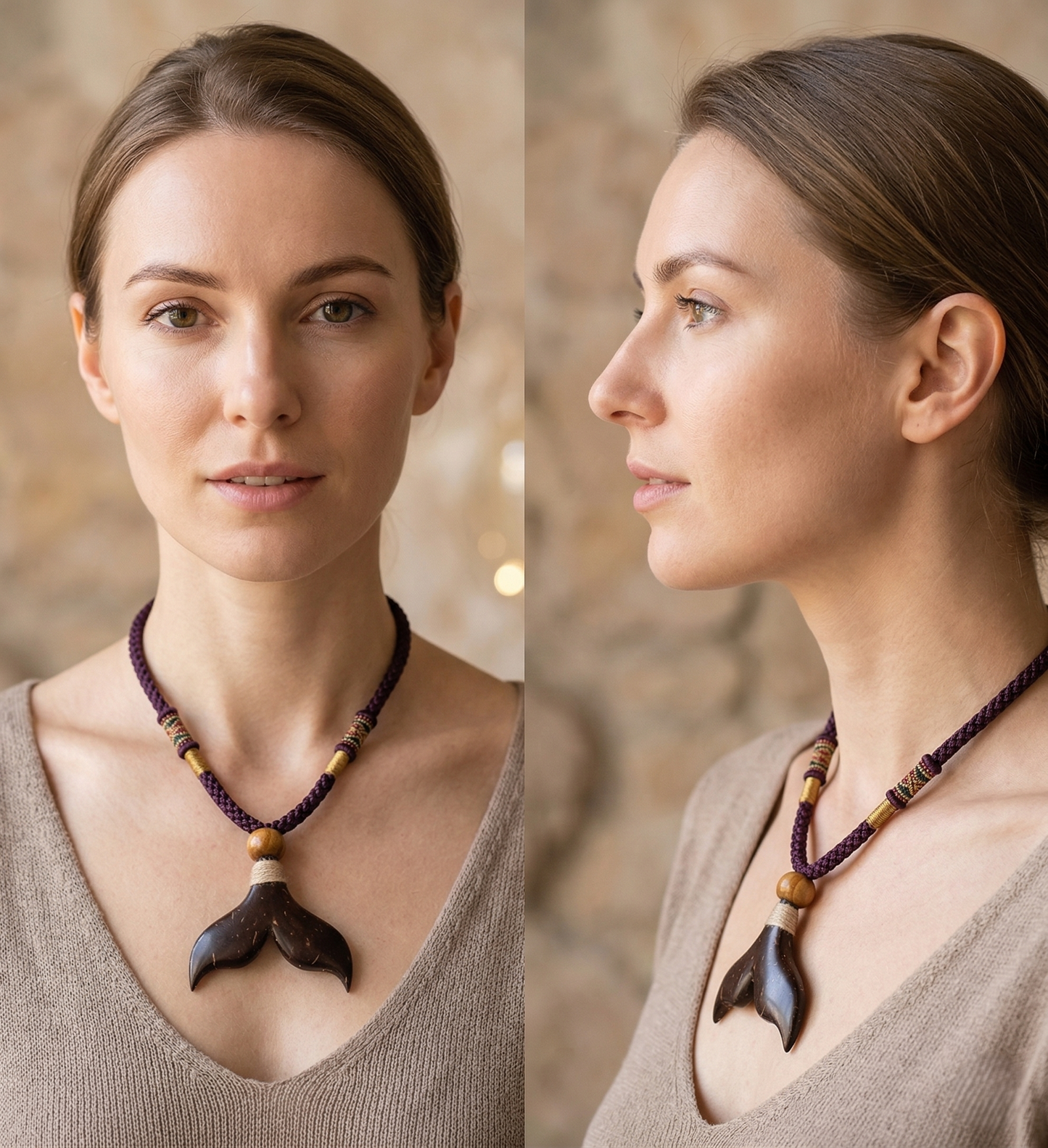 Coconut shell Necklace
