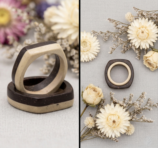 Coconut shell Ring