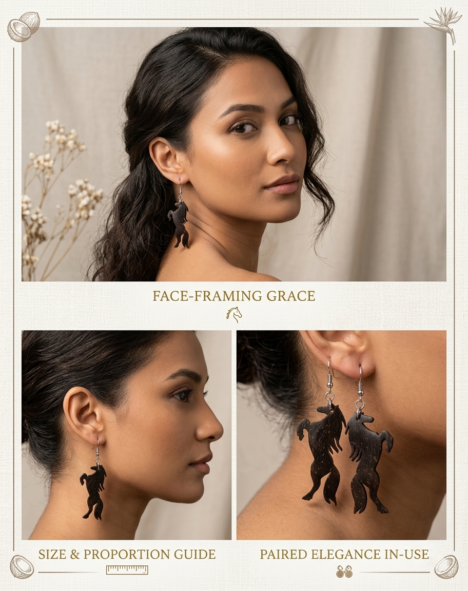 Coconut shell Earrings