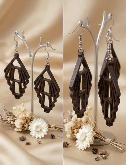 Coconut shell Earring
