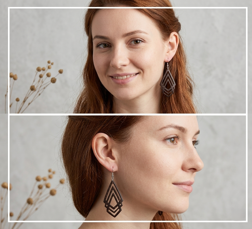 Coconut shell Earrings