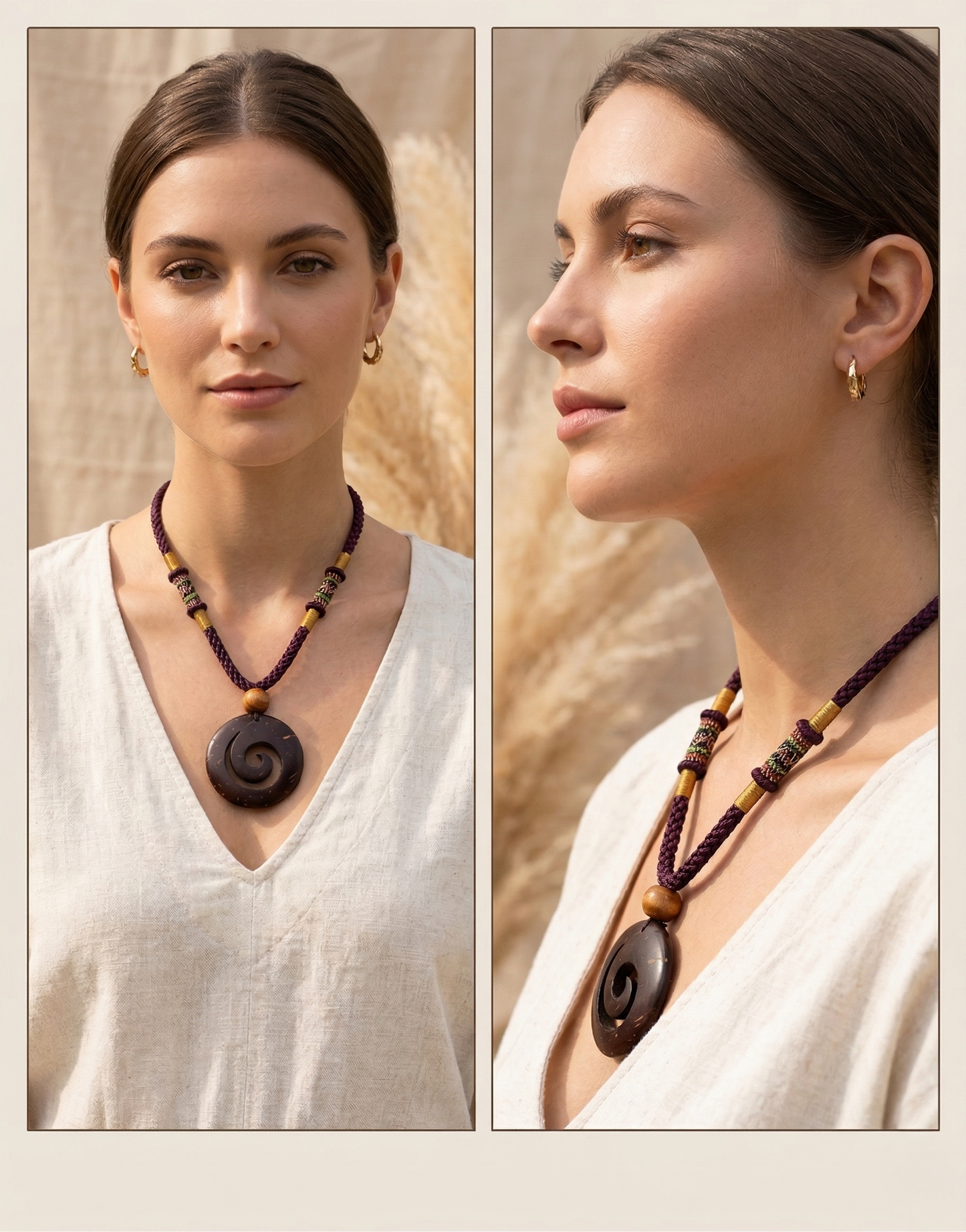 Coconut shell Necklace