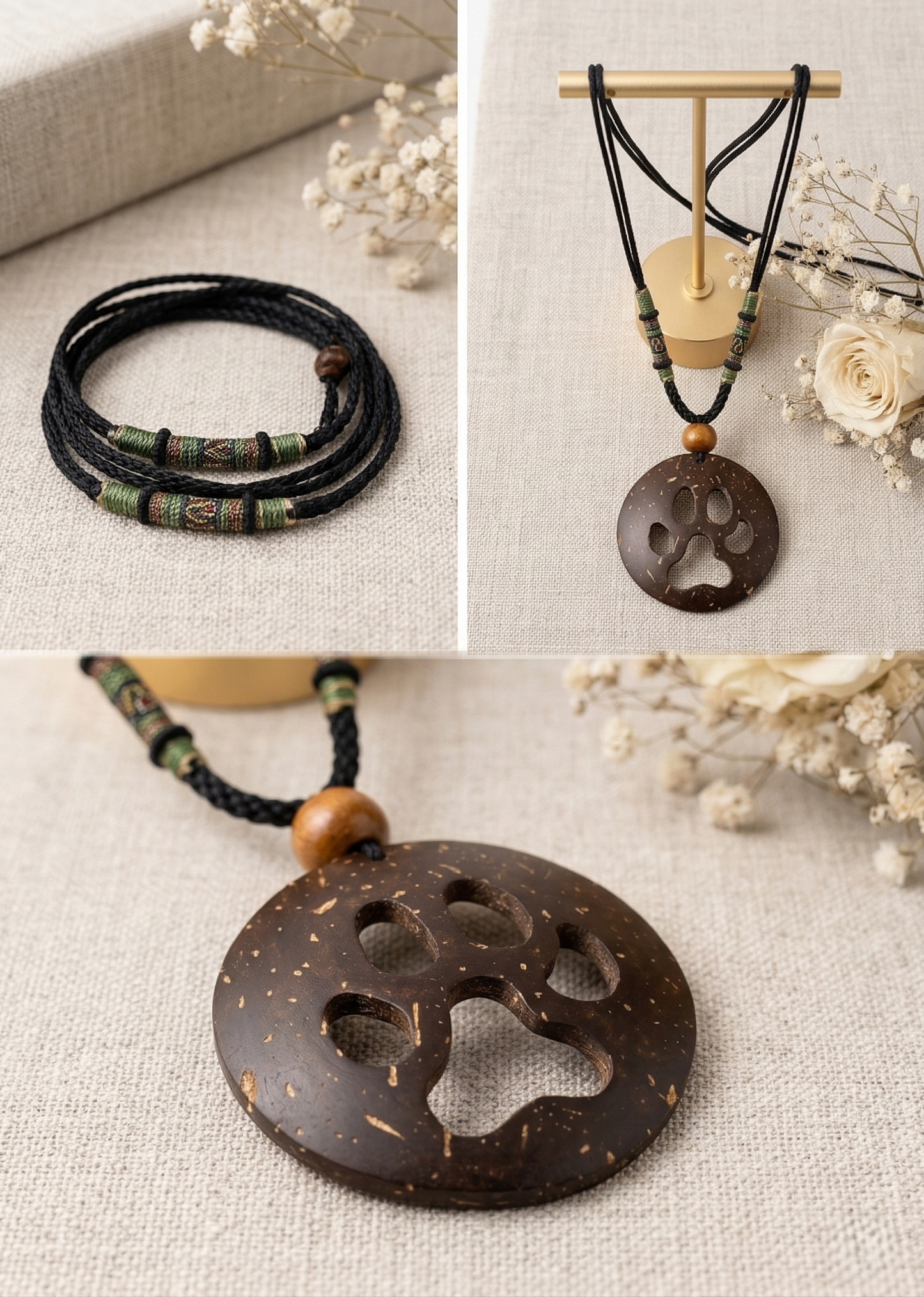 Coconut shell Necklace