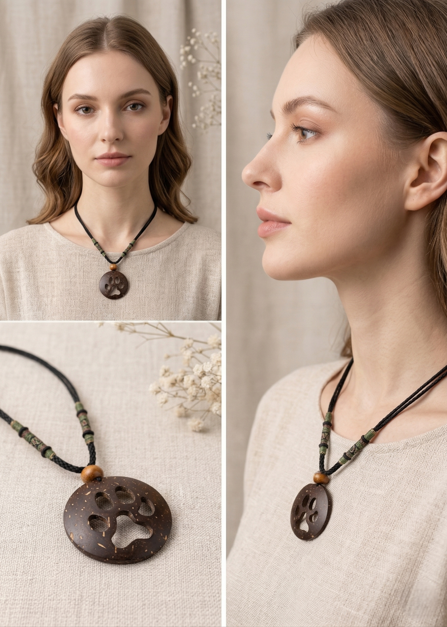 Coconut shell Necklace