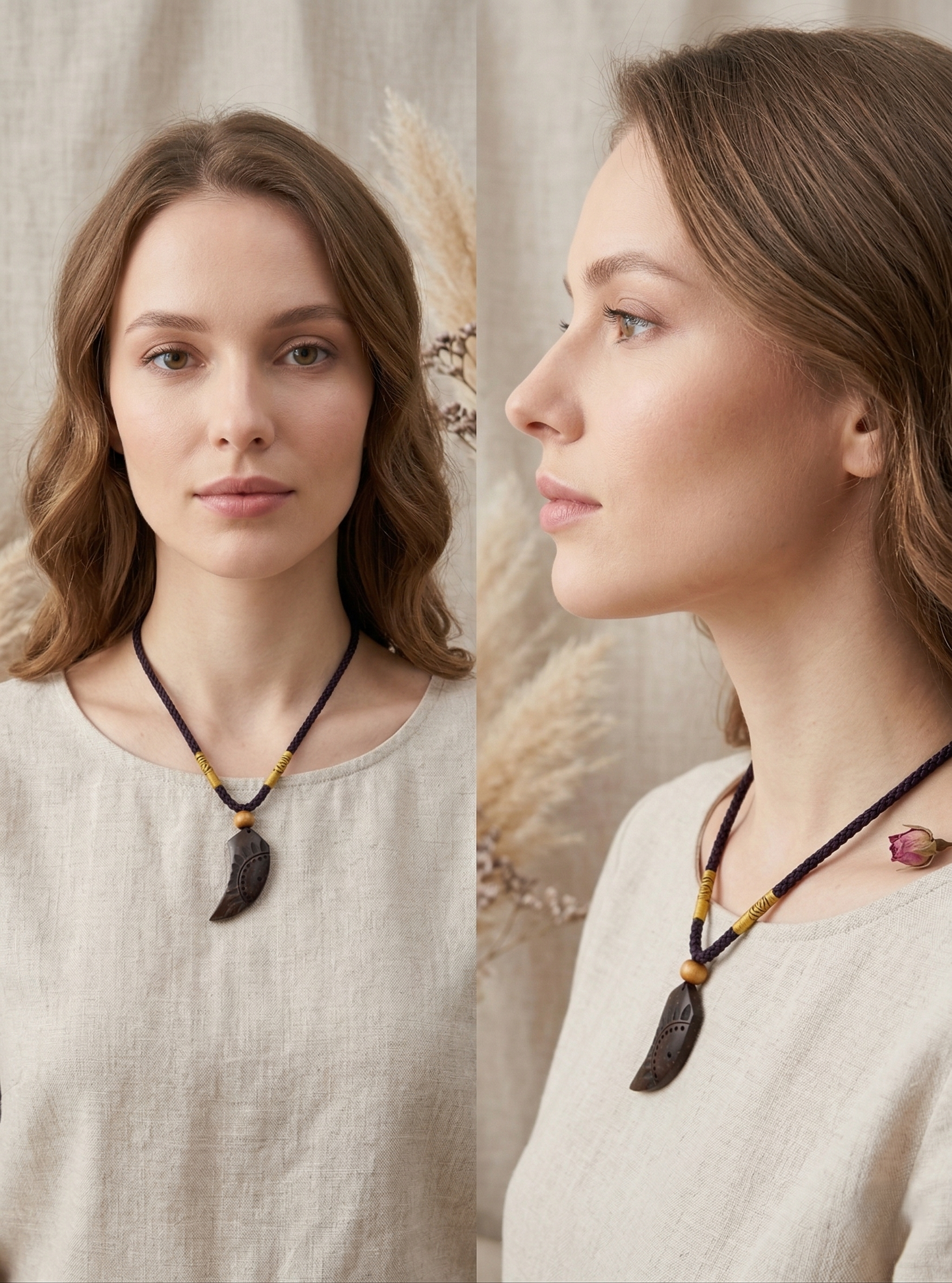 Coconut shell Necklace