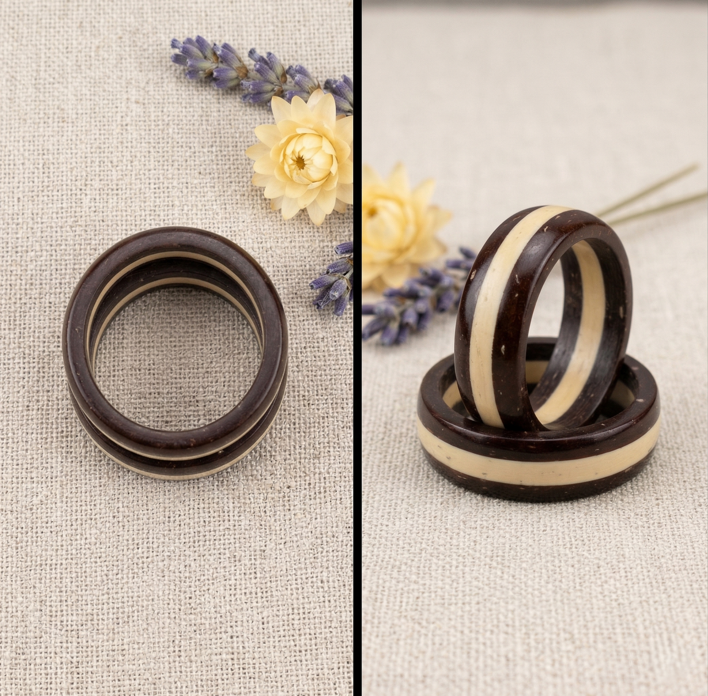 Coconut shell Ring