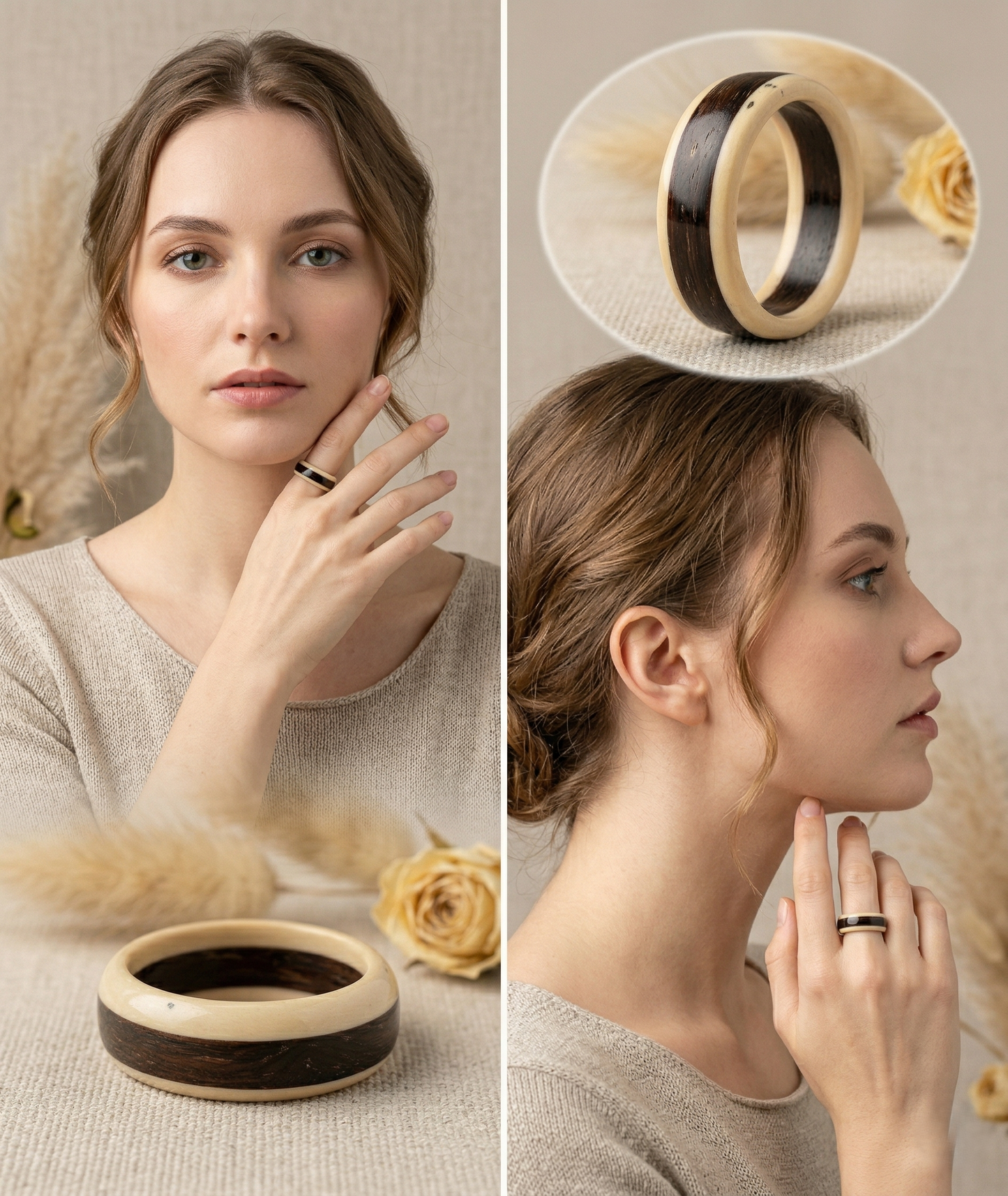 Coconut shell Ring