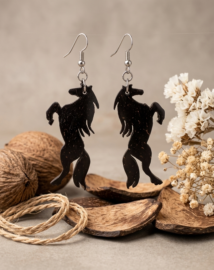 Coconut shell Earrings