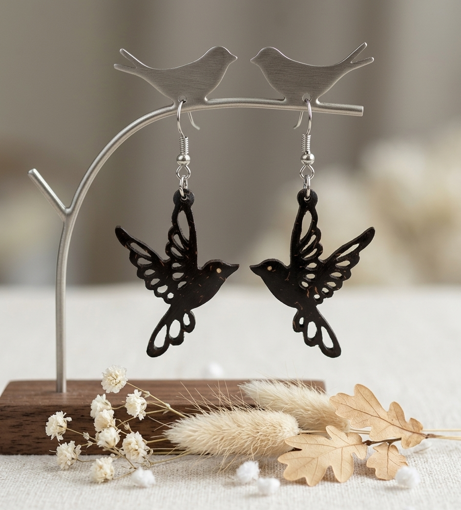 Coconut shell Earrings