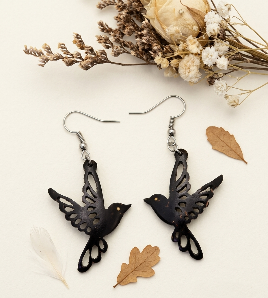 Coconut shell Earrings