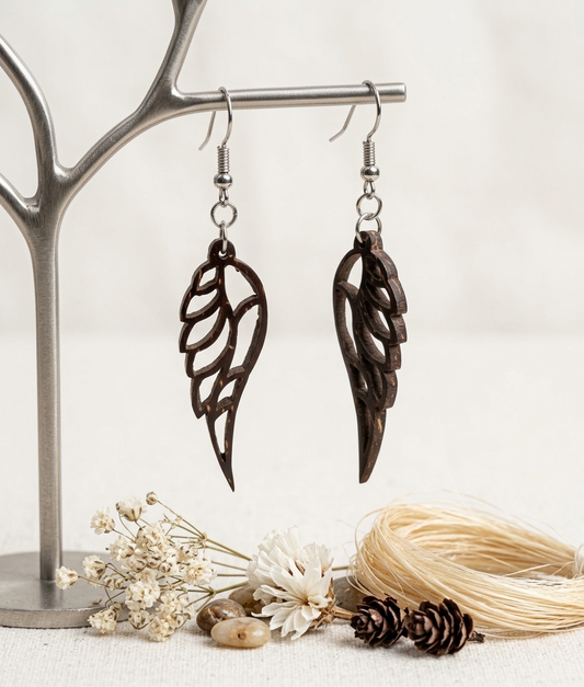 Coconut shell Earring